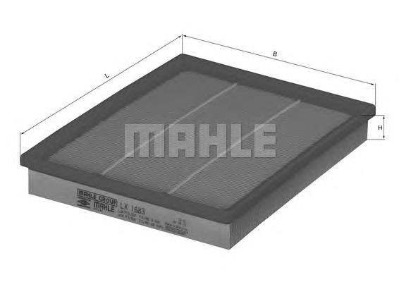 Повітряний фільтр LX1683 Mahle Original