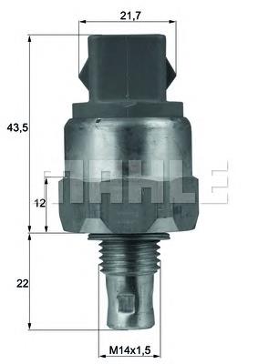 Датчик включення вентилятора TSW46 Mahle Original