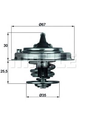 TX3092D Mahle Original Авто термостат