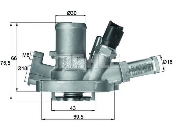 Термостат TI15180 Mahle Original