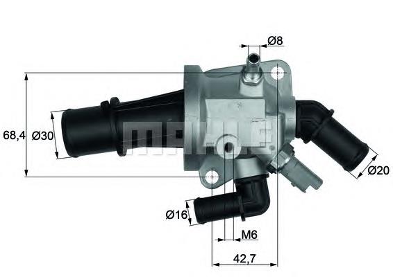 Купити TI15388 Mahle Original Термостат в корпусі