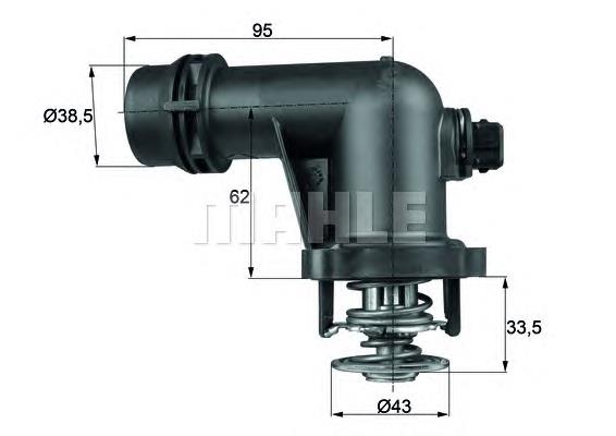 Термостат в зборі Mahle Original TM15105