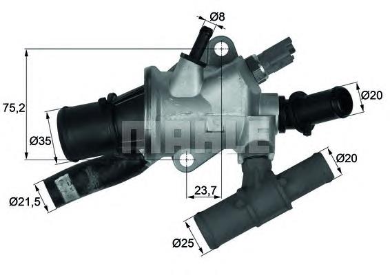 Купити TI16688 Mahle Original Корпус термостата