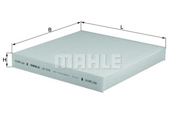 Фільтр салону LA216 Mahle Original