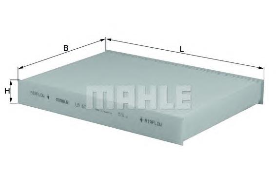 Фільтр салону LA87 Mahle Original
