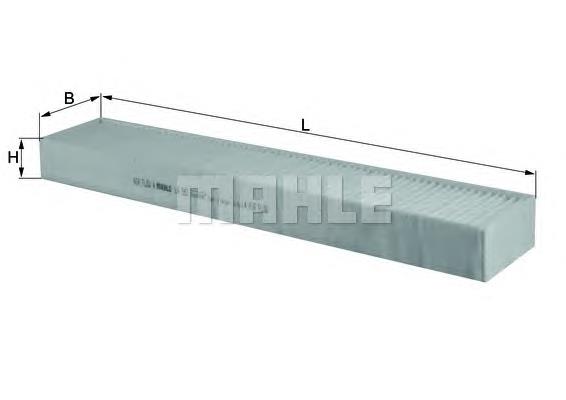 Фільтр повітряний обігрівача Mahle Original LA582 ціна, від 27.65 USD