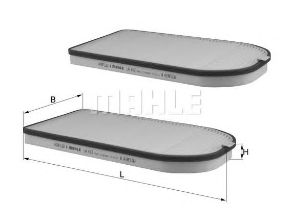 Фільтр салону LA613S Mahle Original