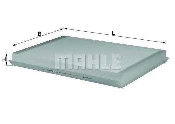 Купити LA307 Mahle Original Фільтр салону вугільний