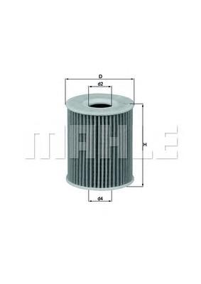 Масляний фільтр OX422D Mahle Original
