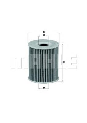 Фільтр масляний Mahle Original OX424D