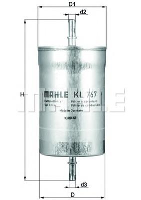 KL767 Mahle Original фільтр паливний