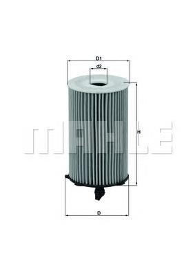OX417D Mahle Original Фільтр масла