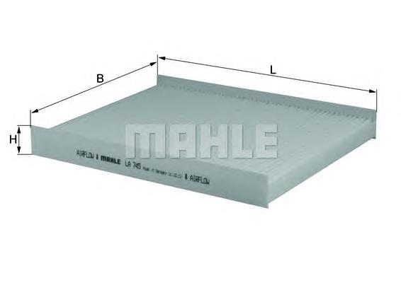 Фільтр салону LA745 Mahle Original