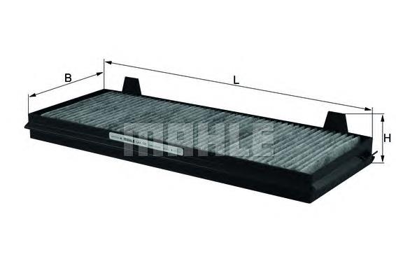 Купити LAK196 Mahle Original Фільтр салону вугільний
