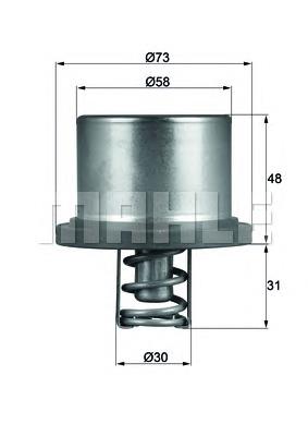 Автомобільний термостат Mahle Original THD289 ціна, від 55.50 USD