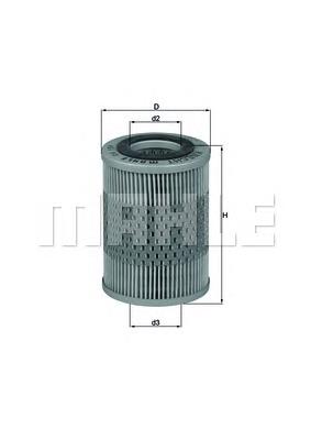Масляний фільтр двигуна Mahle Original OX159D ціна, від 6.11 USD