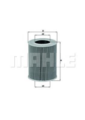 OX369D Mahle Original Фільтр масла