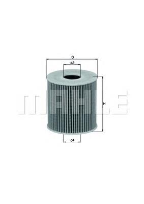 Масляний фільтр двигуна Mahle Original OX3392D ціна, від 6.55 USD