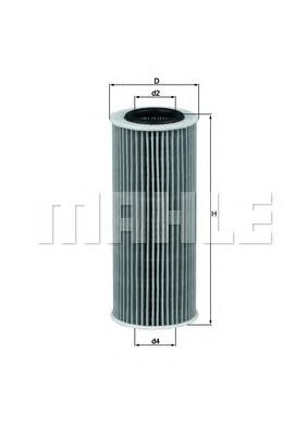 Масляний фільтр двигуна Mahle Original OX368D1 ціна, від 9.71 USD