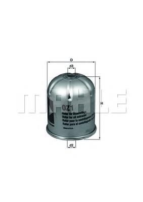 Купити OZ1D Mahle Original Фільтр очищення масла відцентровий