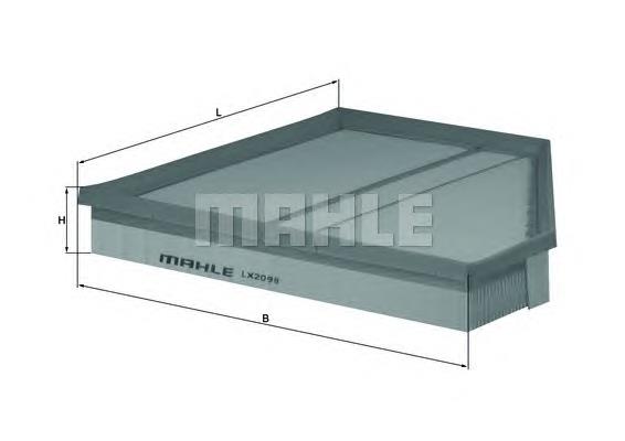 Елемент повітряного фільтра Mahle Original LX2098 ціна, від 19.12 USD
