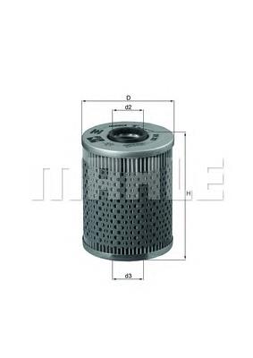 Масляний фільтр двигуна Mahle Original OX68D ціна, від 7.31 USD