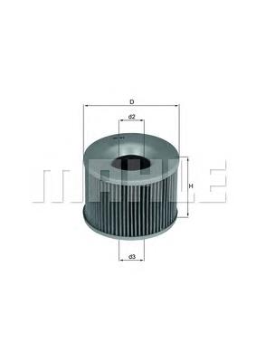 Фільтр масляний OX61D Mahle Original