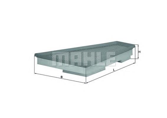 Елемент повітряного фільтра Mahle Original LX1663 ціна, від 12.72 USD