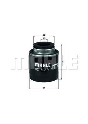 OC5934 Mahle Original Фільтр масла
