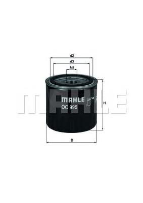 OC995 Mahle Original Фільтр масла