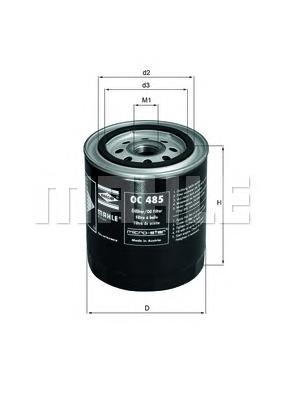Купити OC485 Mahle Original Фільтр очищення масла відцентровий