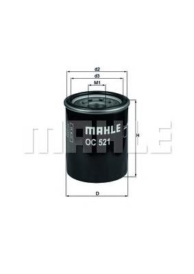OC521 Mahle Original фільтр масляний
