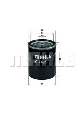 OC495 Mahle Original Фільтр масла