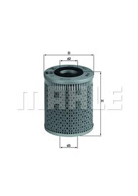 Масляний фільтр двигуна Mahle Original OX51 ціна, від 6.27 USD