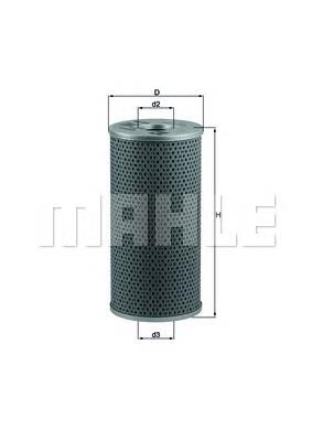 OX46 Mahle Original Фільтр масла