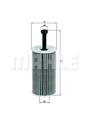 Масляний фільтр двигуна Mahle Original OX193D ціна, від 6.87 USD