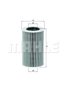 Масляний фільтр OX554D1 Mahle Original