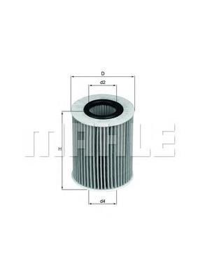OX437D Mahle Original Фільтр масла