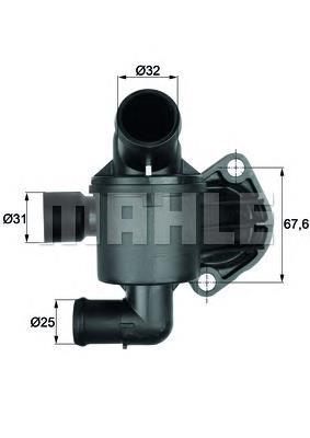 Автомобільний термостат Mahle Original TI3587 ціна, від 28.44 USD