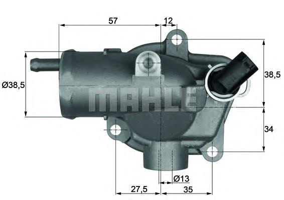 Кожух термостата Mahle Original TI2792 ціна, від 32.48 USD
