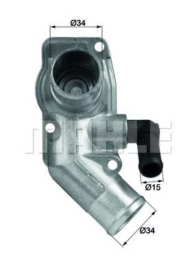 Кожух термостата Mahle Original TI4392D ціна, від 29.64 USD