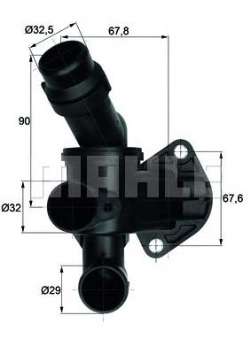 Купити TI787 Mahle Original Термостат в корпусі