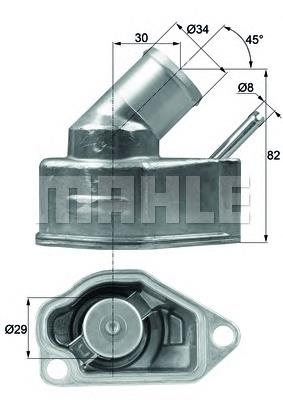 Термостат в зборі Mahle Original TI1092