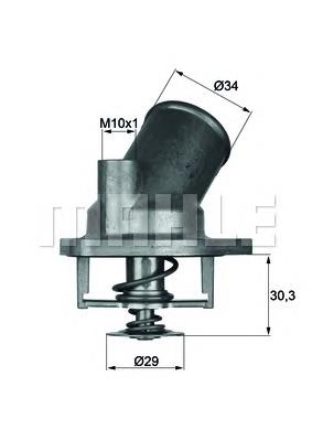 Купити TI292 Mahle Original Термостат в корпусі