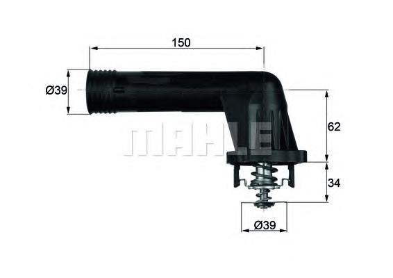 Термостат в зборі Mahle Original TI2095