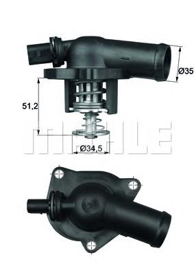 Купити TI17109 Mahle Original Термостат в корпусі