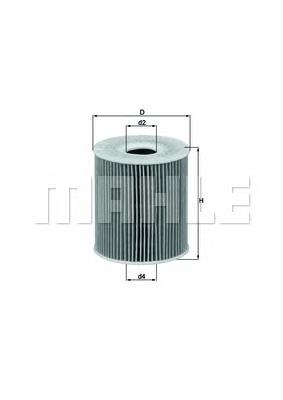 Масляний фільтр OX156D1 Mahle Original