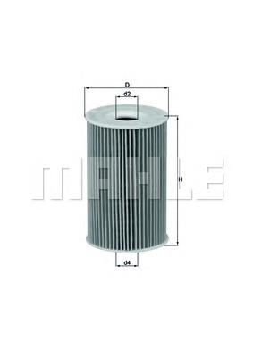 Масляний фільтр OX1271D Mahle Original