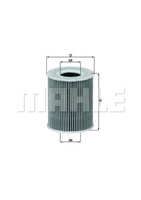 Масляний фільтр двигуна Mahle Original OX203D ціна, від 7.80 USD