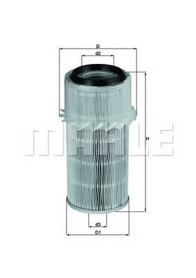 LX682 Mahle Original Повітряний фільтр двигуна